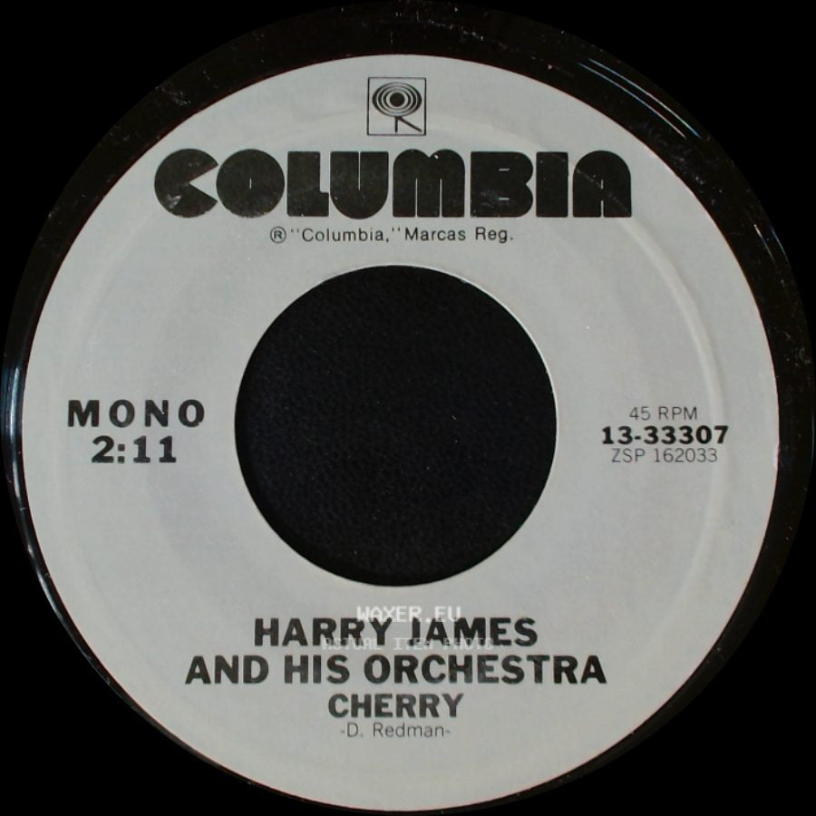 Harry James And His Orchestra - Jalousie (Jealousy) / Cherry side B