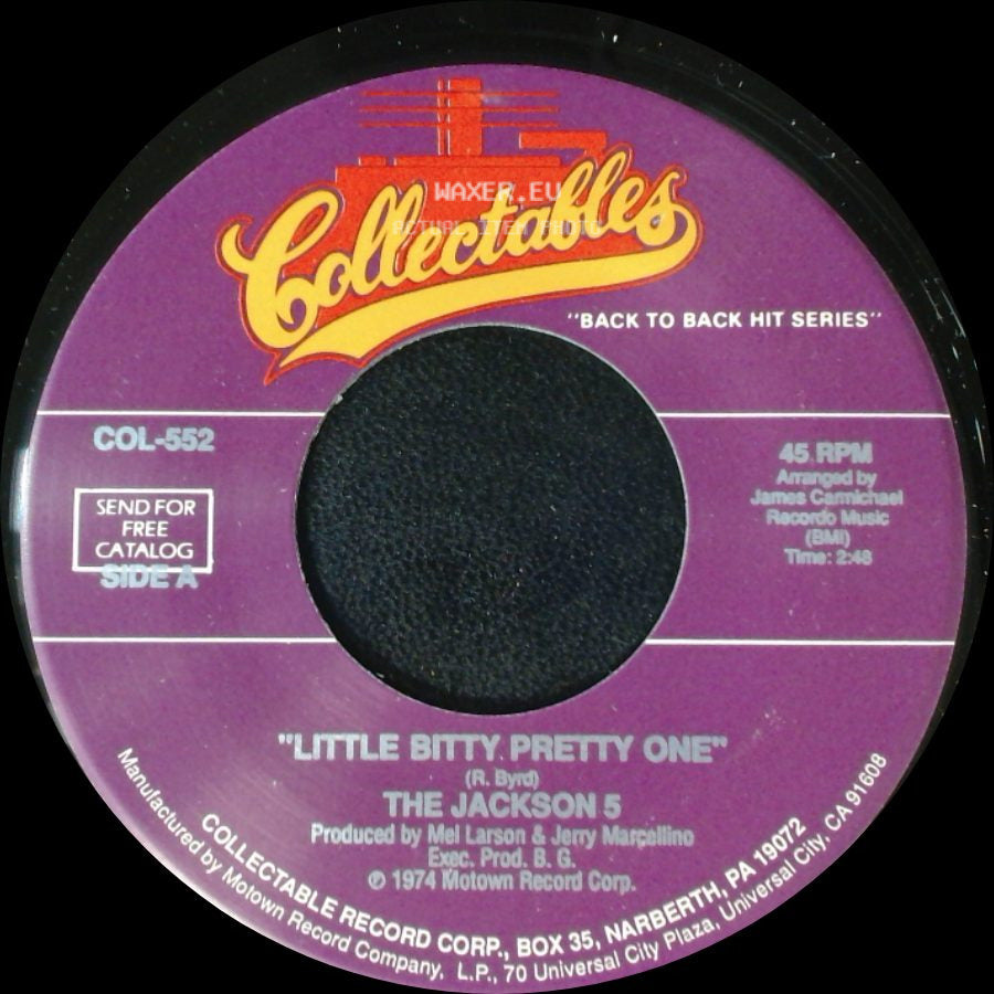 The Jackson 5 - Little Bitty Pretty One / Lookin' Through The Windows side A