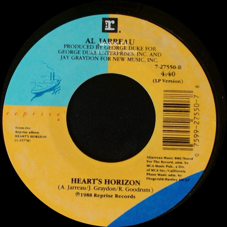 Al Jarreau - All Or Nothing At All / Heart's Horizon side B