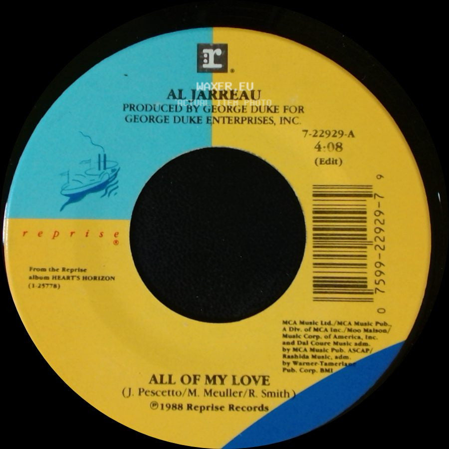 Al Jarreau - All Of My Love / Killer Love side A
