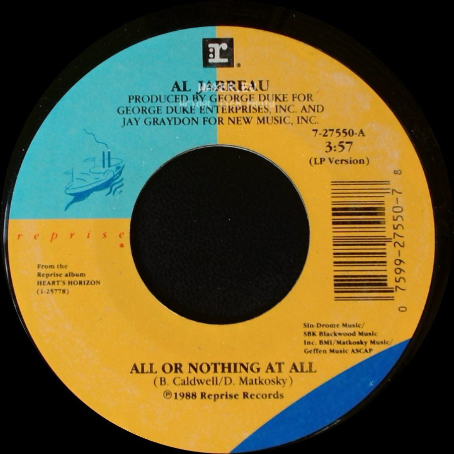 Al Jarreau - All Or Nothing At All / Heart's Horizon side A
