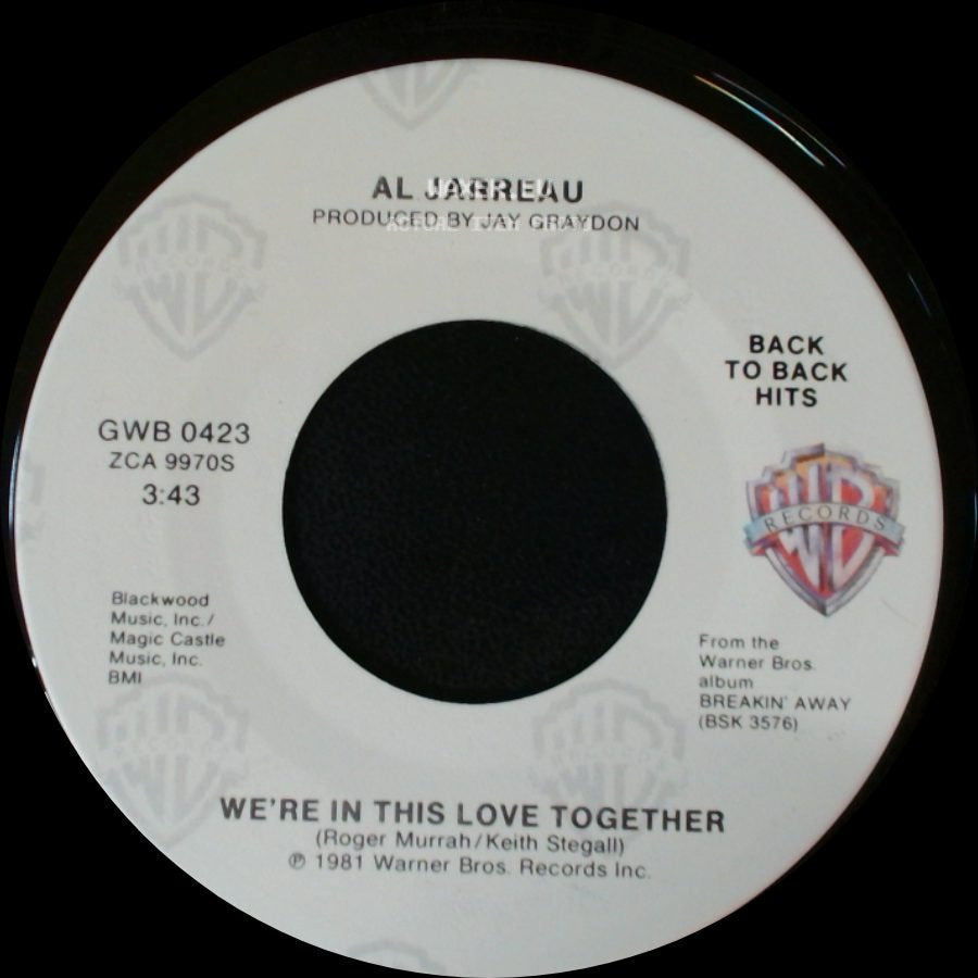 Al Jarreau - Breakin' Away / We're In This Love Together side B
