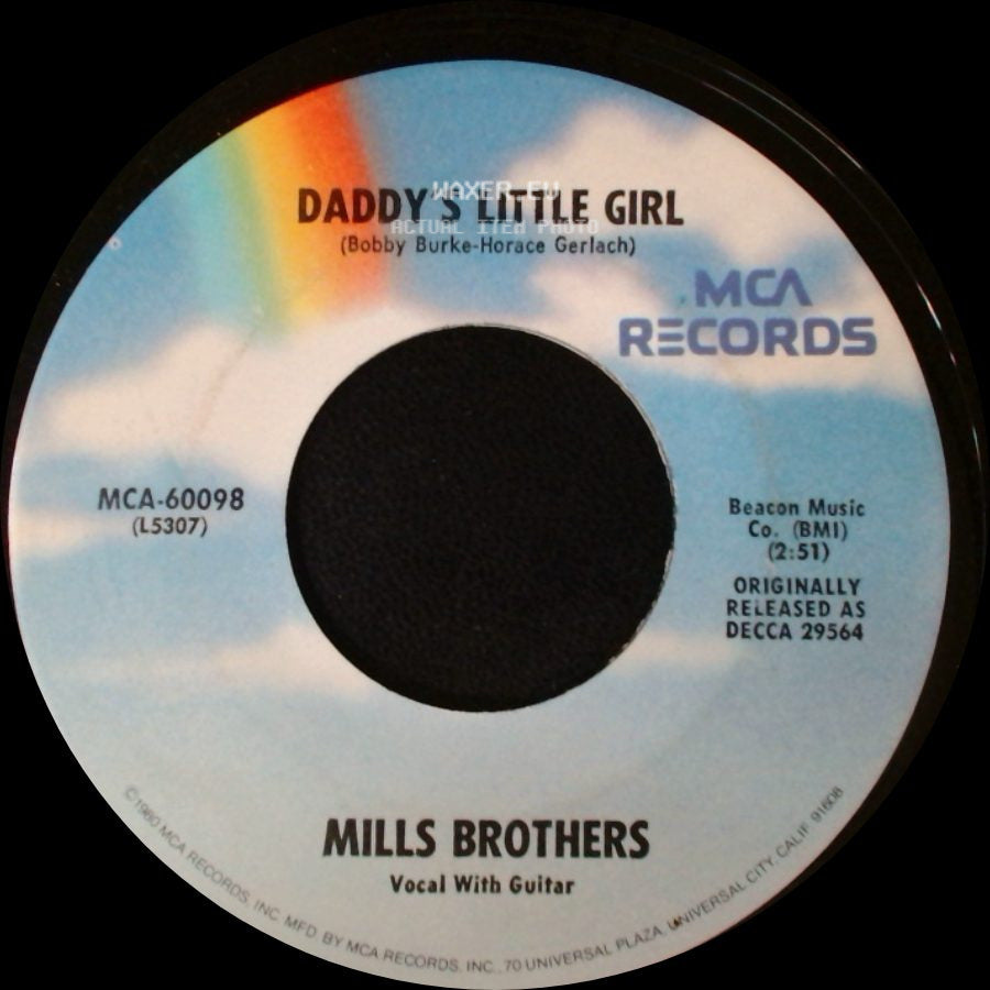 Mills Brothers - Daddy's Little Boy / Daddy's Little Girl side B