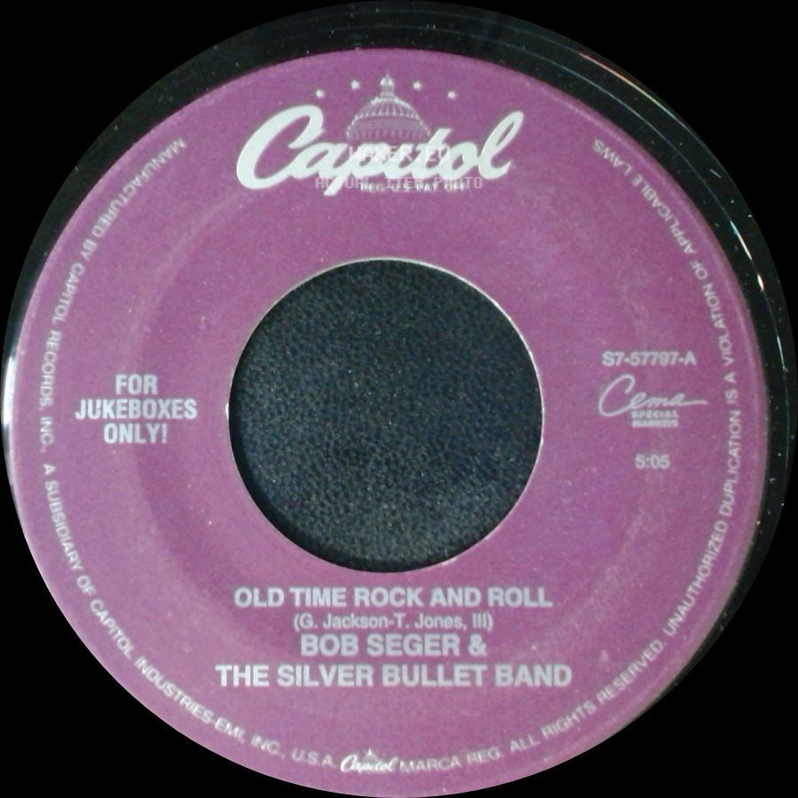 Bob Seger & The Silver Bullet Band - Old Time Rock And Roll / Turn The Page side A