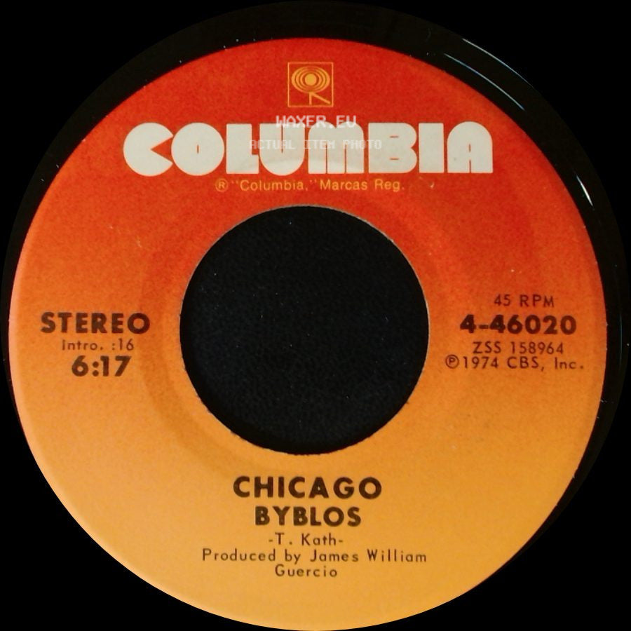 Chicago - (I've Been) Searchin' So Long / Byblos side B