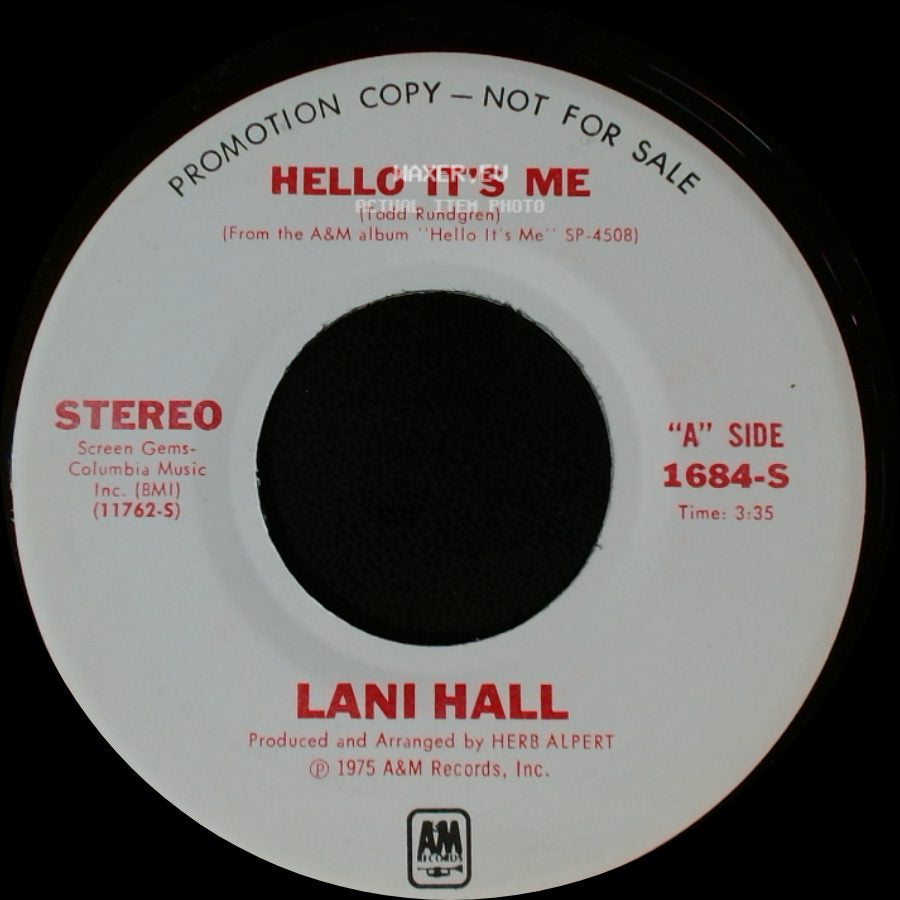 Lani Hall - Hello It's Me / Wheelers And Dealers side A