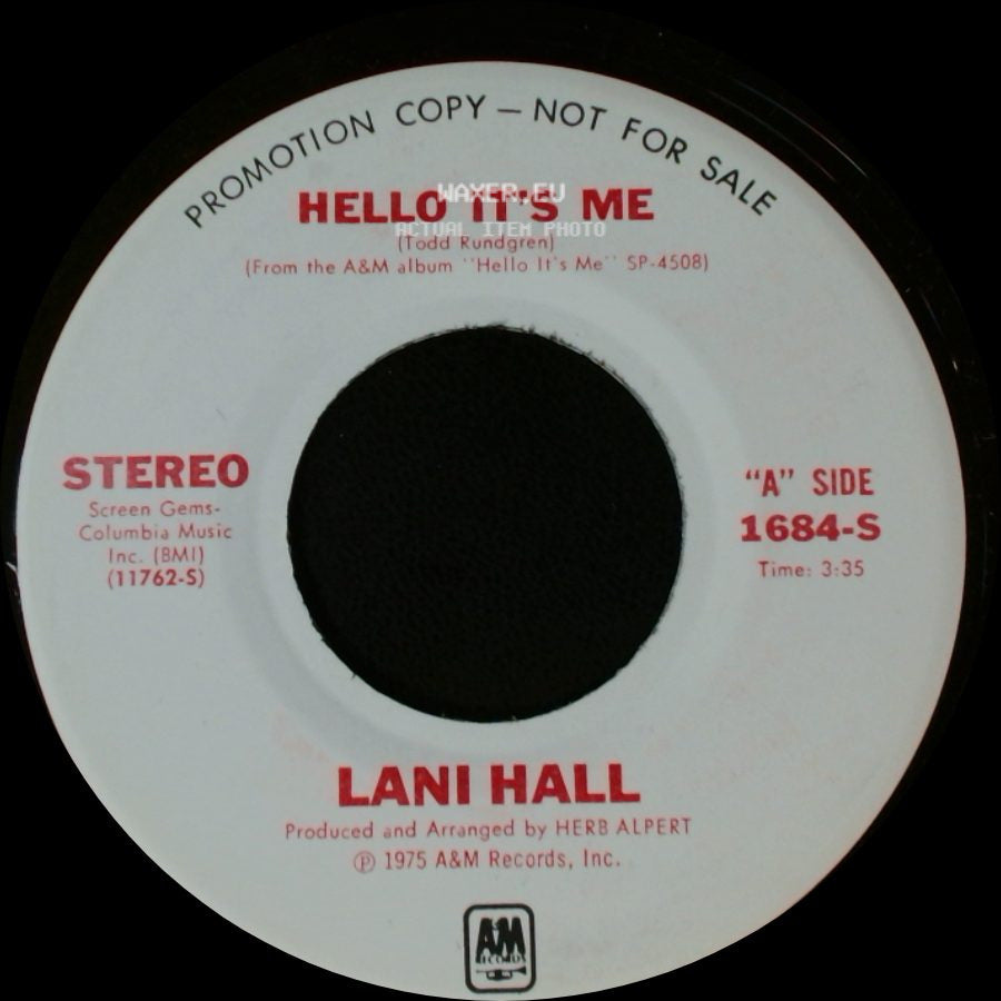 Lani Hall - Hello It's Me / Wheelers And Dealers side A