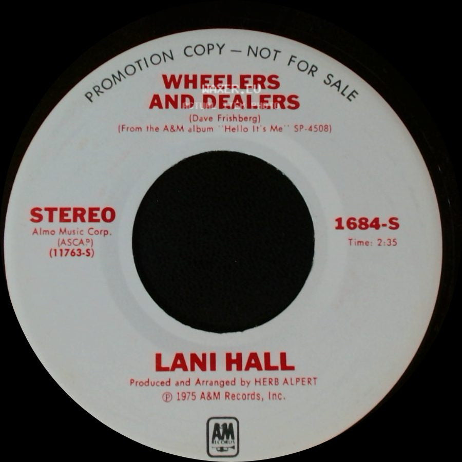 Lani Hall - Hello It's Me / Wheelers And Dealers side B