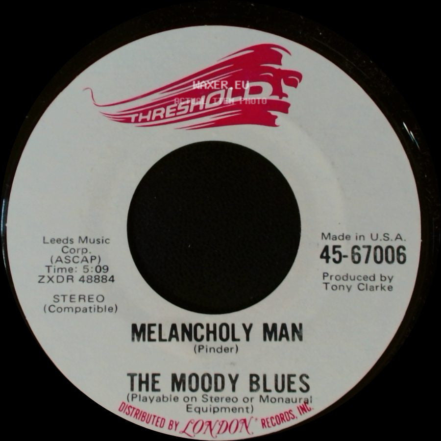 The Moody Blues - The Story In Your Eyes / Melancholy Man side B