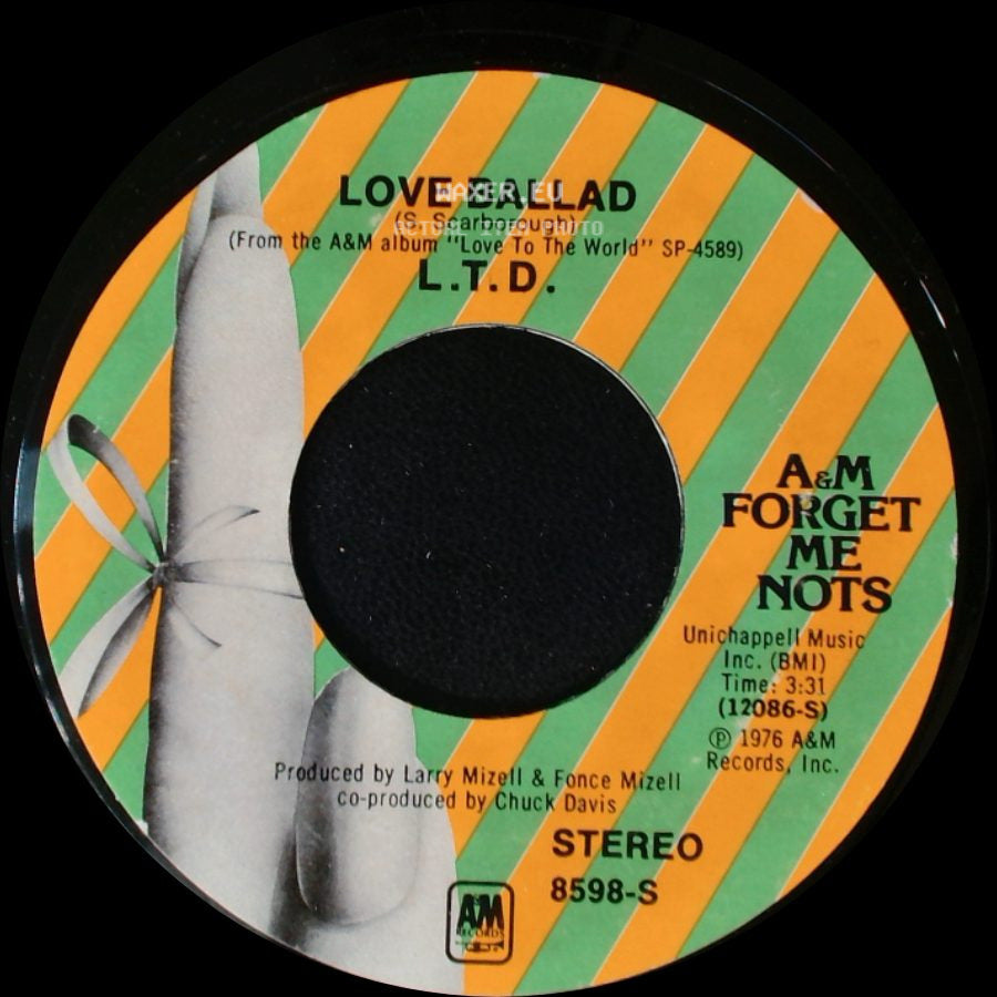 L.T.D. - Tryin' To Find A Way / Love Ballad side B