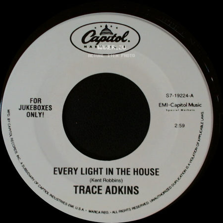 Trace Adkins - Every Light In The House / If I Fall (You're Goin' With Me) side A