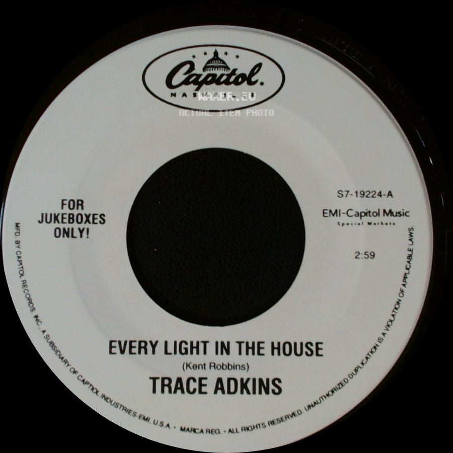 Trace Adkins - Every Light In The House / If I Fall (You're Goin' With Me) side A