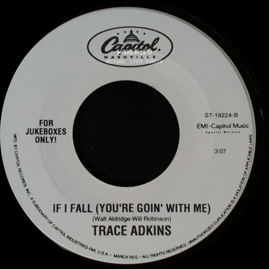Trace Adkins - Every Light In The House / If I Fall (You're Goin' With Me) side B