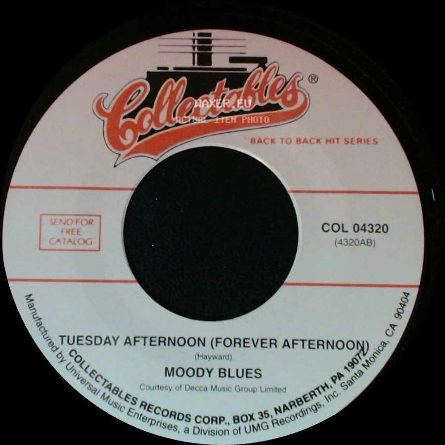 Moody Blues - Tuesday Afternoon (Forever Afternoon) / Nights In White Satin side A