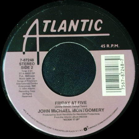 John Michael Montgomery - Rope The Moon / Friday At Five side B