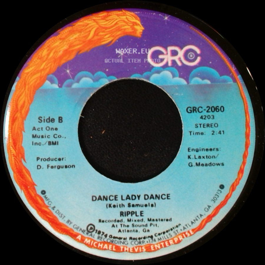 Ripple - This Ain't No Time To Be Giving Up / Dance Lady Dance side B