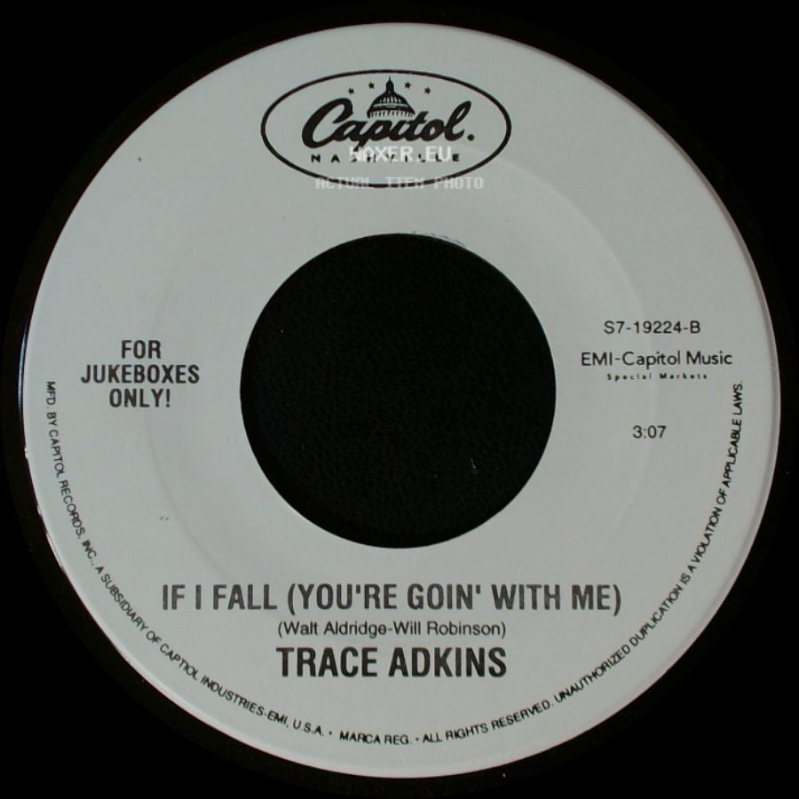 Trace Adkins - Every Light In The House / If I Fall (You're Goin' With Me) side B