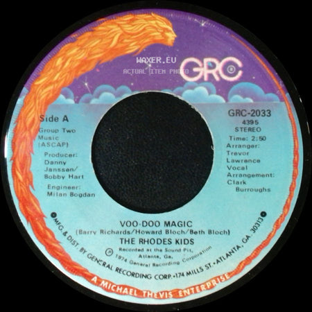 The Rhodes Kids - Voo-Doo Magic / I Need Your Lovin' side A