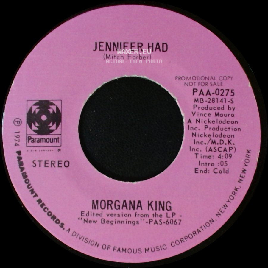 Morgana King - Like A Seed / Jennifer Had side B