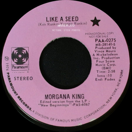 Morgana King - Like A Seed / Jennifer Had side A