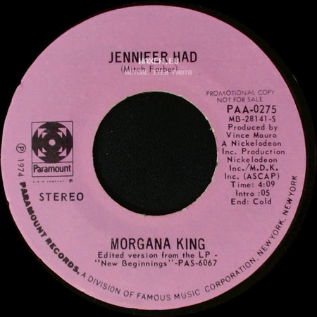 Morgana King - Like A Seed / Jennifer Had side B