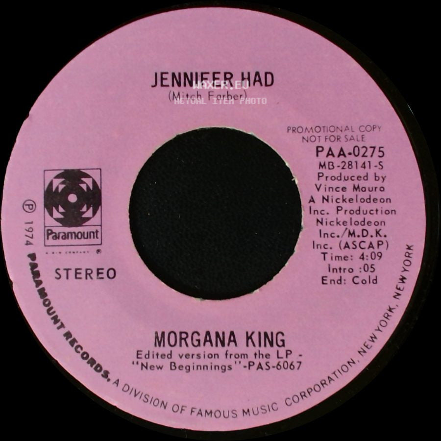 Morgana King - Like A Seed / Jennifer Had side B