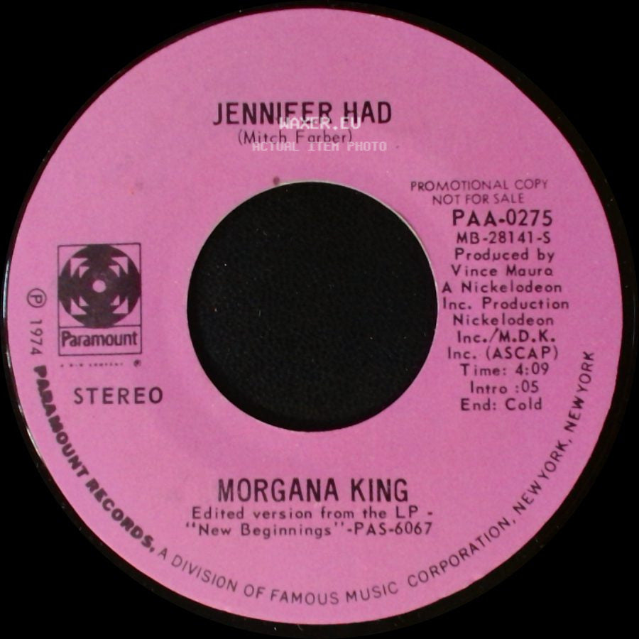 Morgana King - Jennifer Had / Like A Seed side A