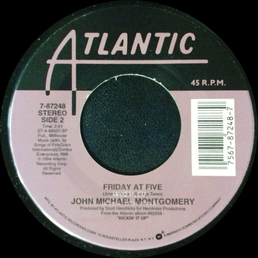 John Michael Montgomery - Rope The Moon / Friday At Five side B