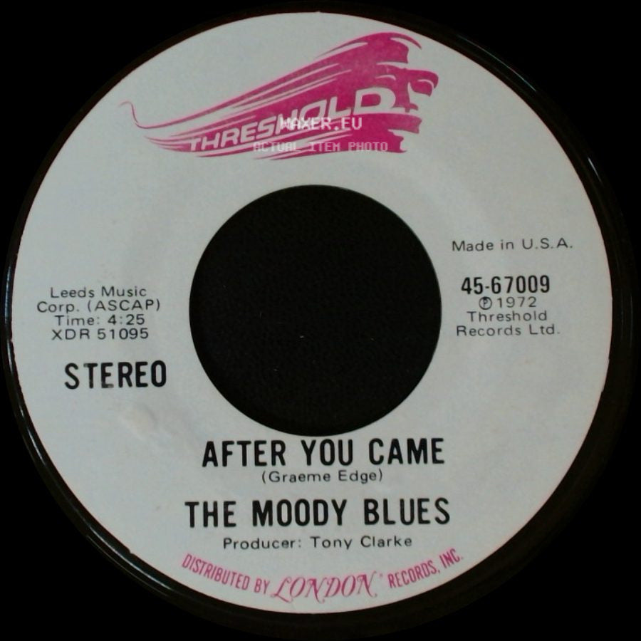 The Moody Blues - Isn't Life Strange / After You Came side B