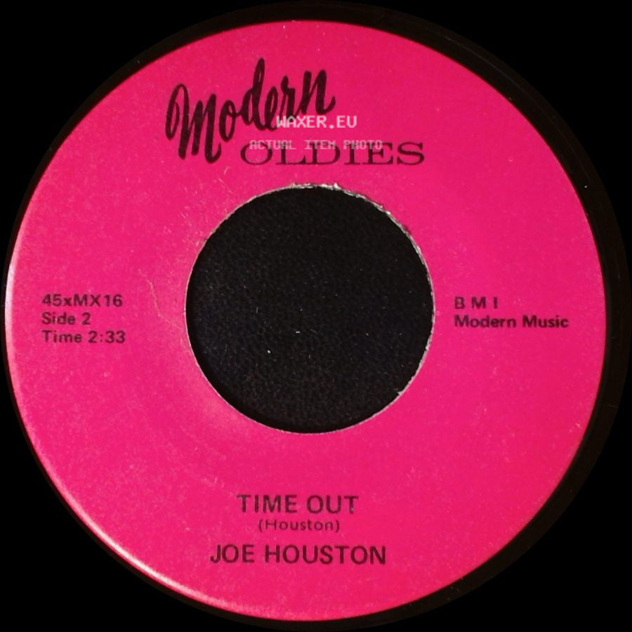 Joe Houston - All Night Long / Time Out side B