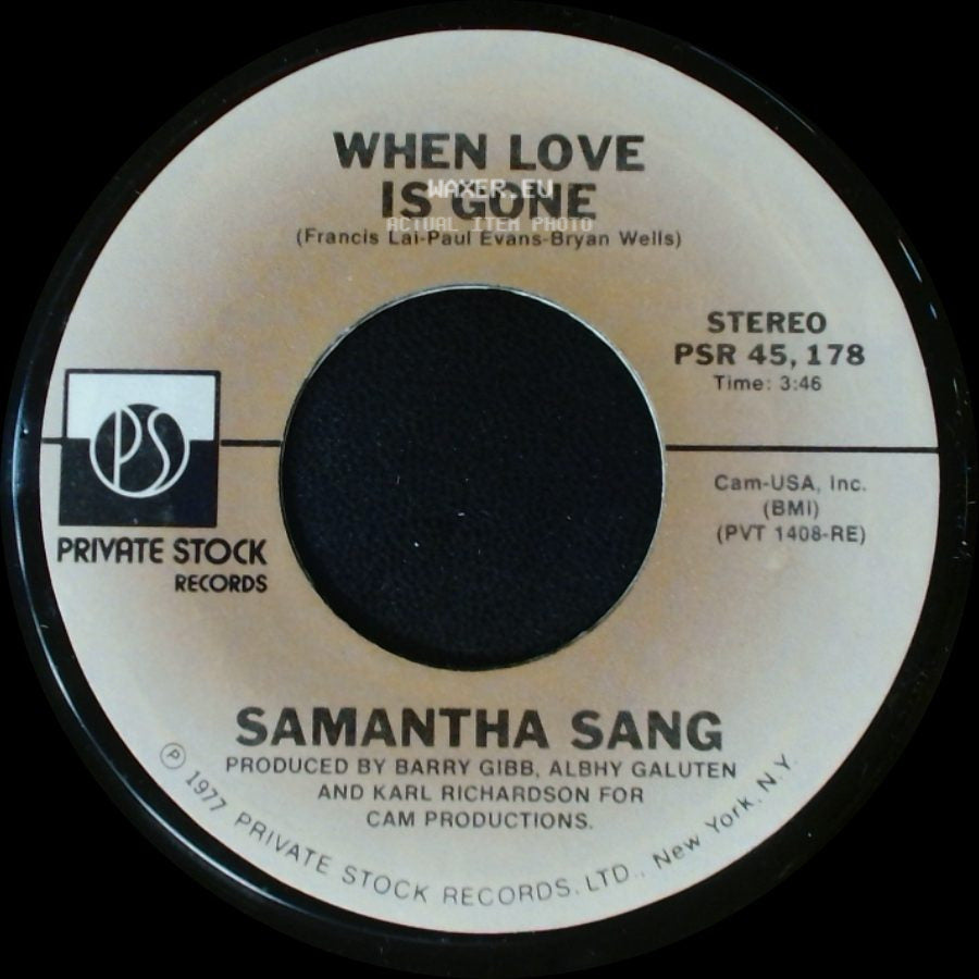 Samantha Sang - When Love Is Gone / Emotion side A