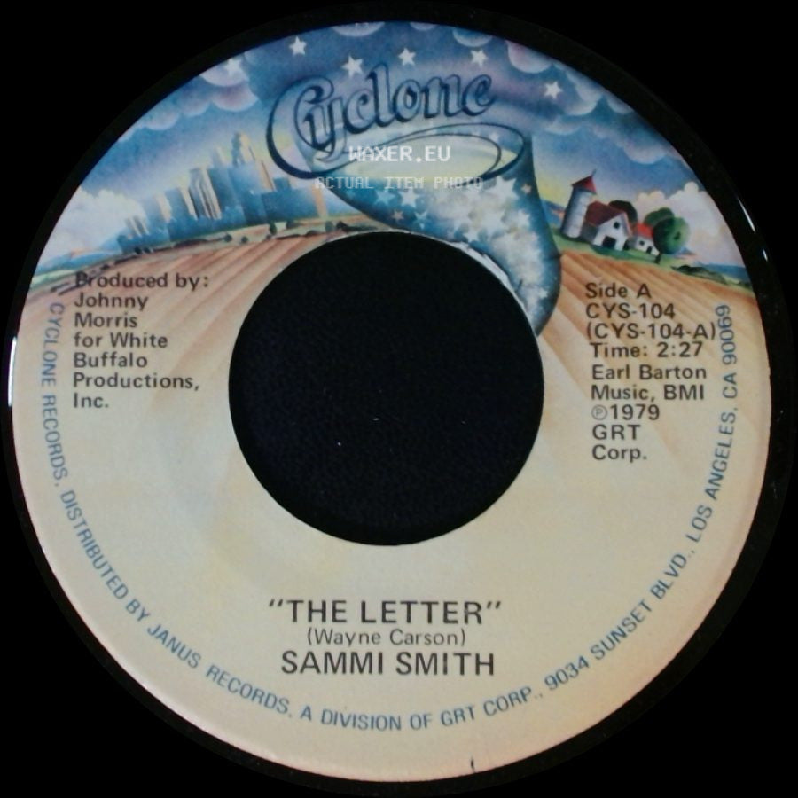 Sammi Smith - The Letter / It's A Day For Sad Songs (And Missing You) side A