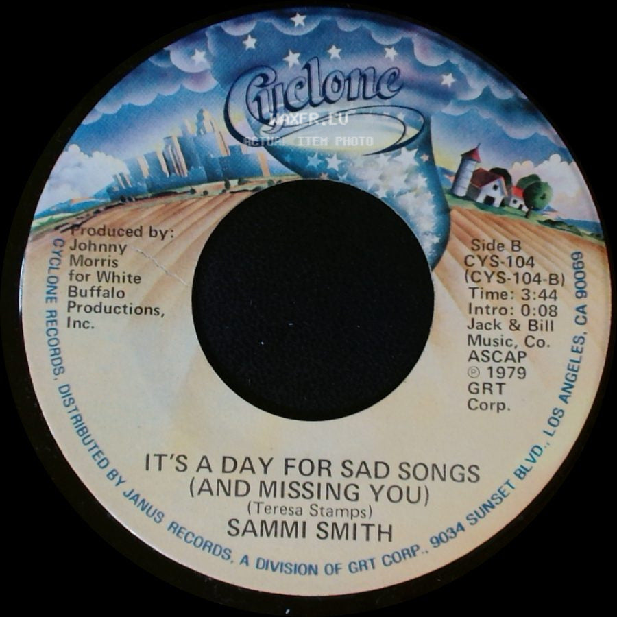 Sammi Smith - The Letter / It's A Day For Sad Songs (And Missing You) side B