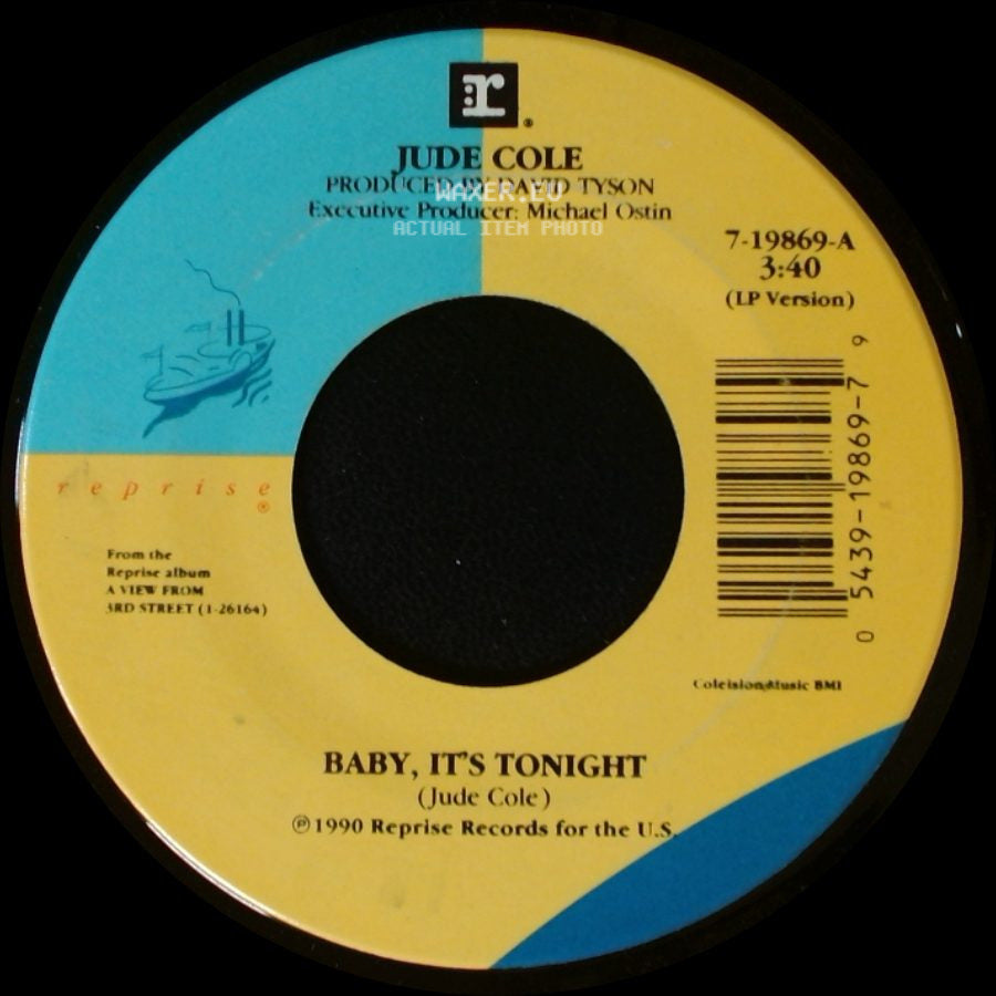 Jude Cole - Baby, It's Tonight / Heart Of Blues side A