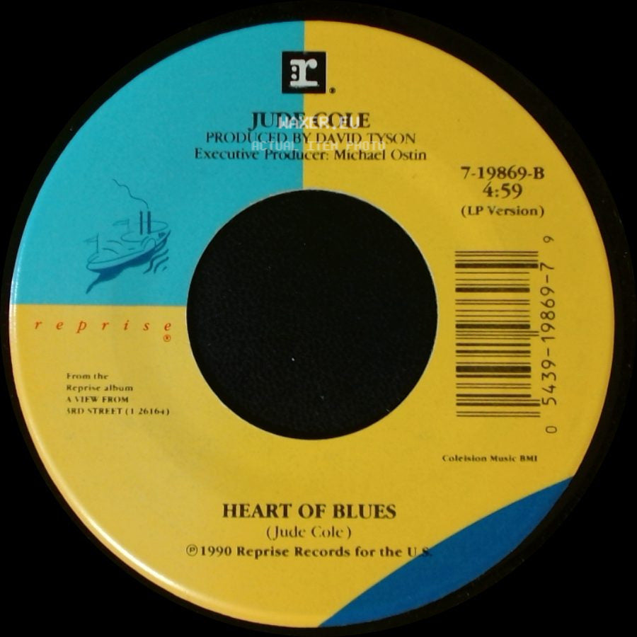 Jude Cole - Baby, It's Tonight / Heart Of Blues side B