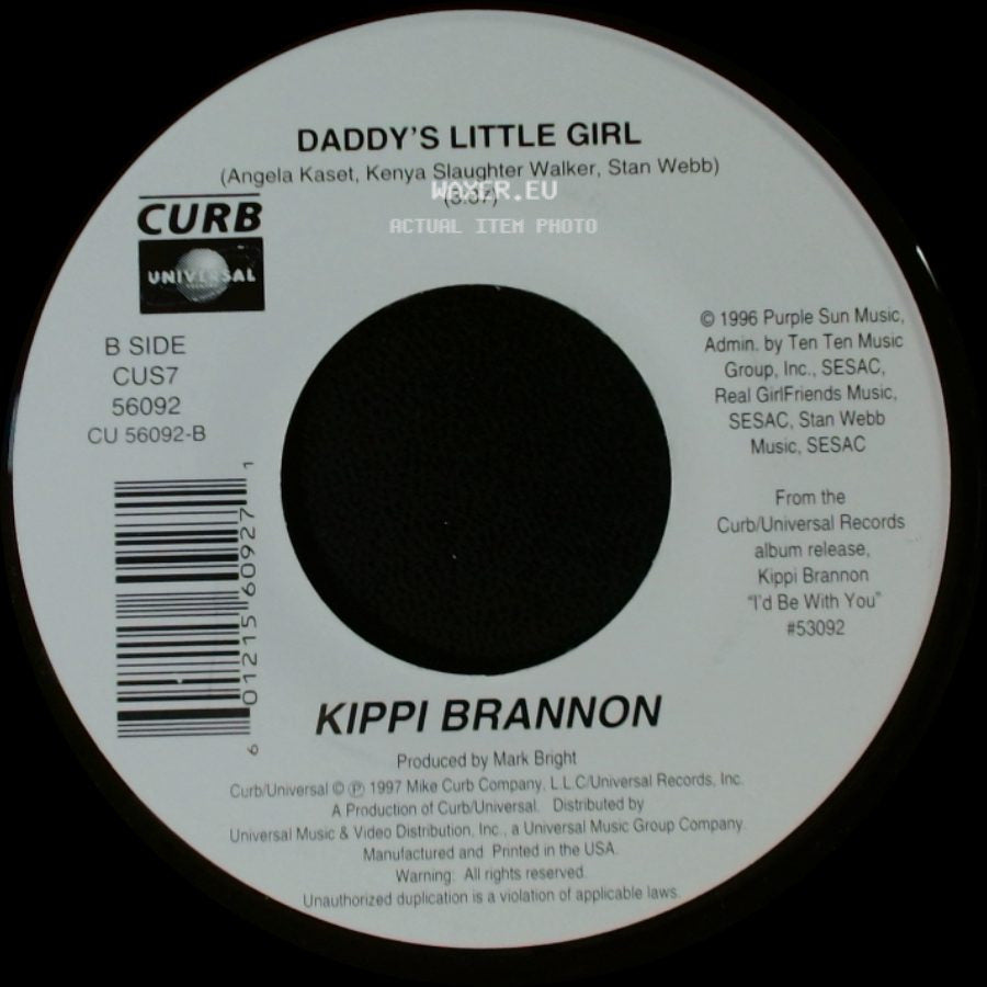 Kippi Brannon - I'd Be With You / Daddy's Little Girl side B