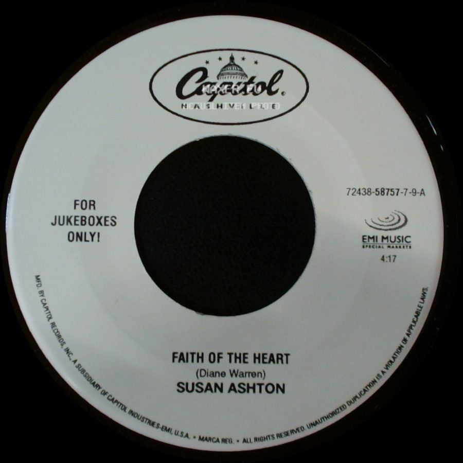 Susan Ashton - Faith Of The Heart / Spinning Like A Wheel side A
