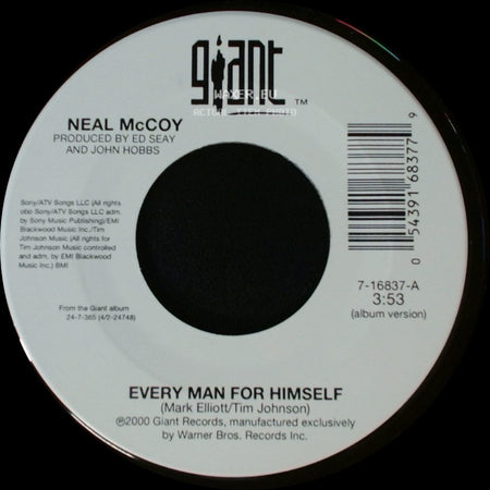 Neal Mccoy - Every Man For Himself / The Key To Your Heart side A