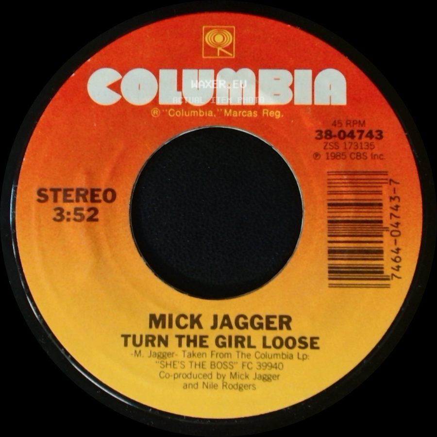 Mick Jagger - Turn The Girl Loose / Just Another Night side A