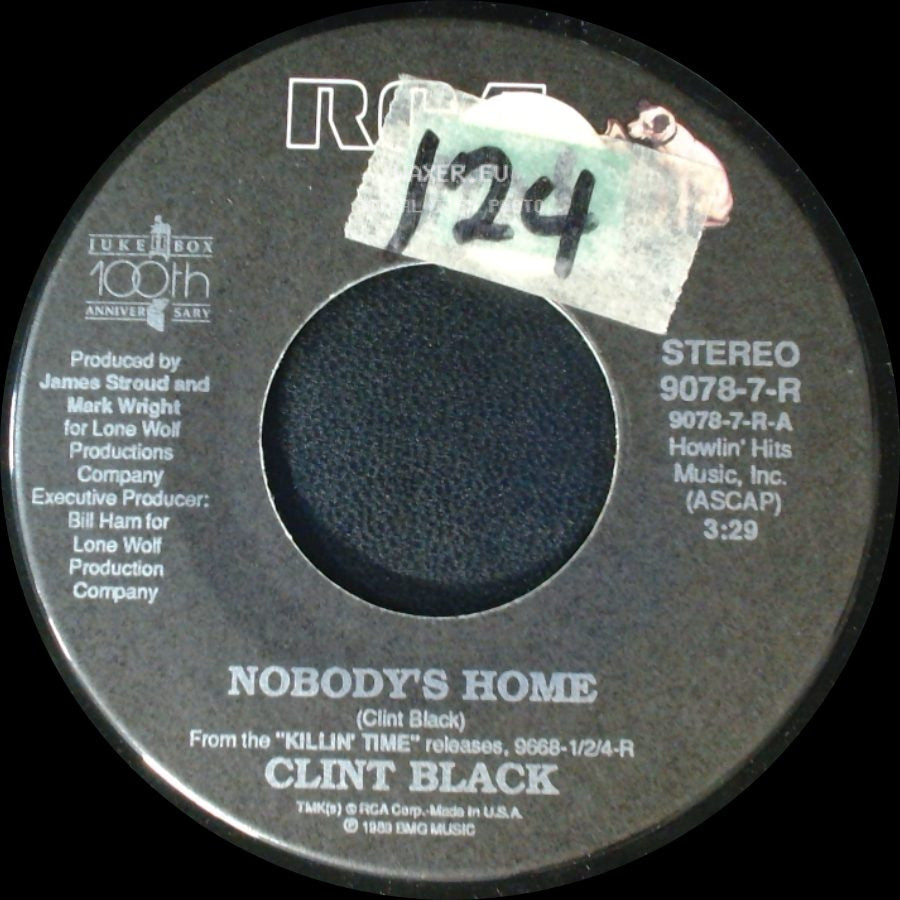 Clint Black - Nobodys Home / Winding Down side A