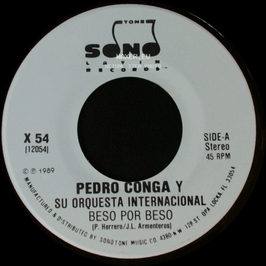 Pedro Conga Y Su Orquesta Internacional - Beso Por Beso / Beso Por Beso side A