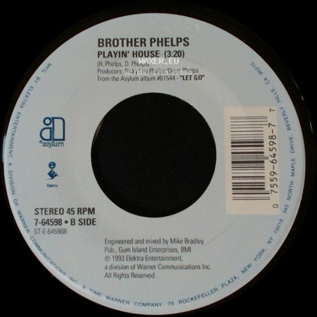Brother Phelps - Were You Really Livin' / Playin' House side B