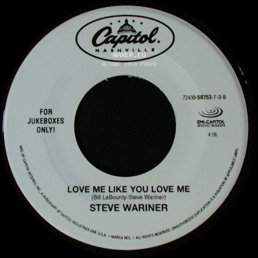 Steve Wariner - Every Little Whisper / Love Me Like You Love Me side B