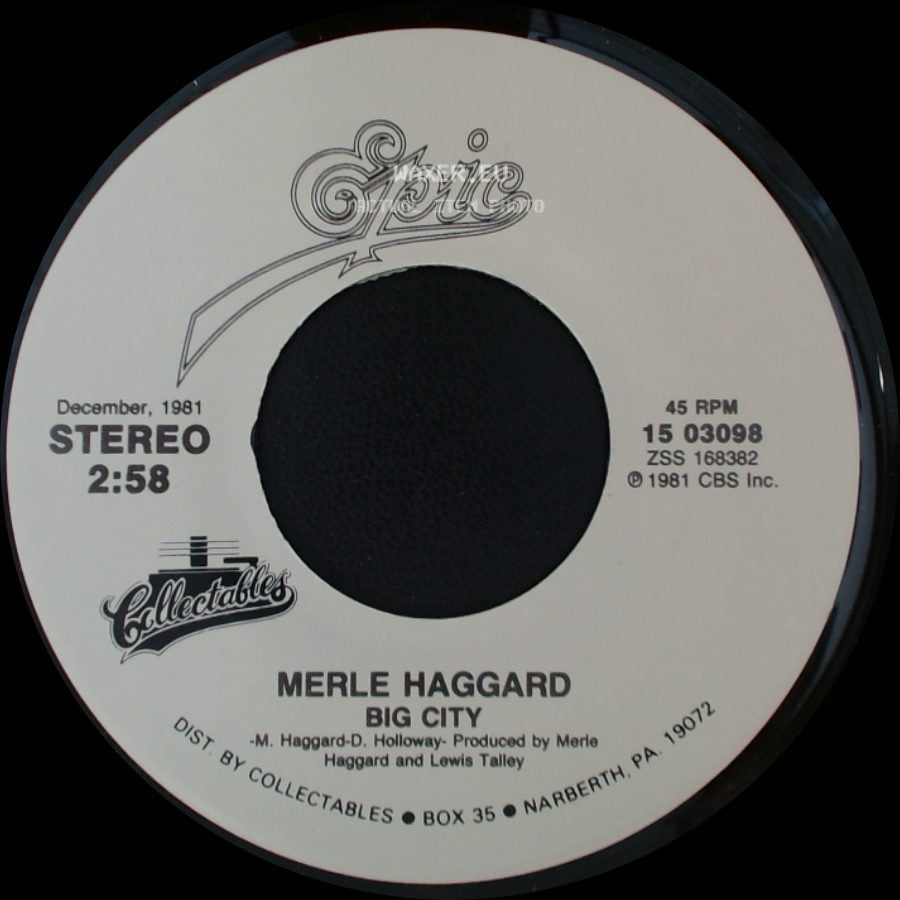 Merle Haggard - Big City / My Favorite Memory side A