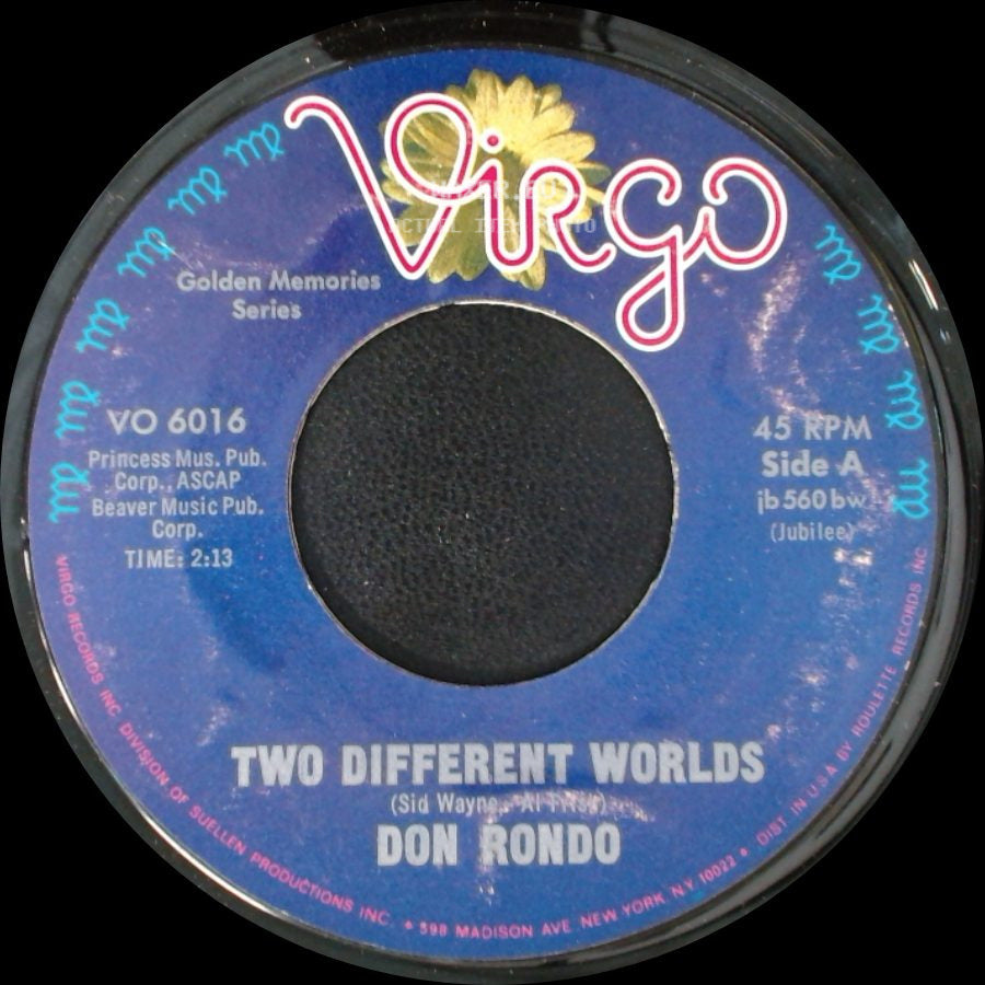 Don Rondo - Two Different Worlds / White Silver Sands side A