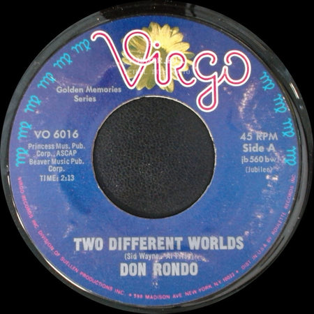 Don Rondo - Two Different Worlds / White Silver Sands side A
