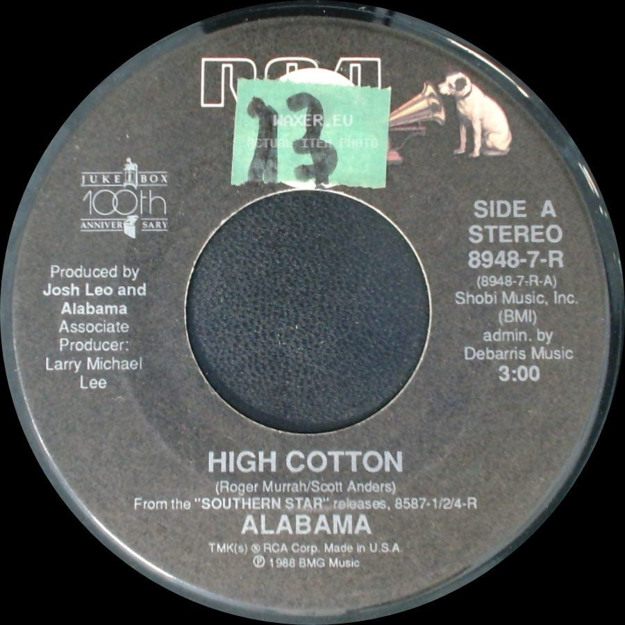 Alabama - High Cotton / "Ole" Baugh Road side A