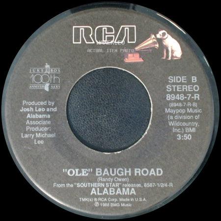 Alabama - High Cotton / "Ole" Baugh Road side B