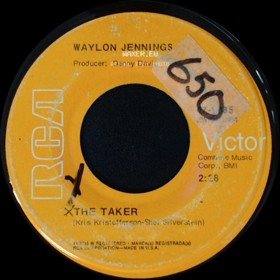 Waylon Jennings - The Taker / Shadow Of The Gallows side A