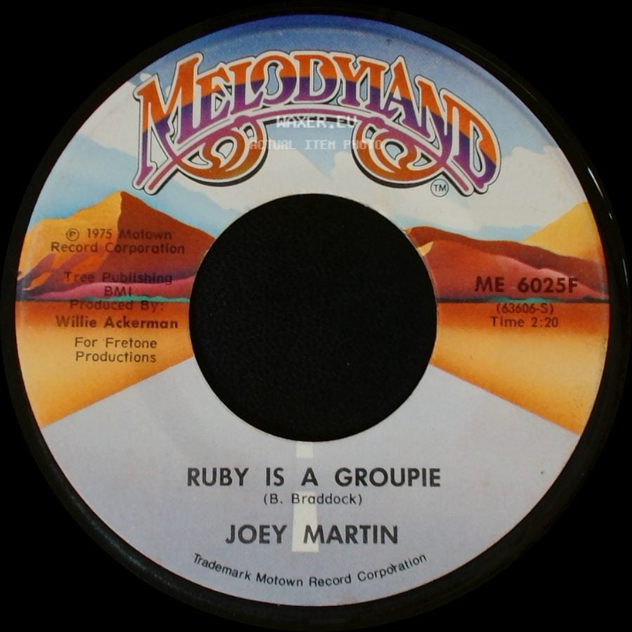 Joey Martin - Ruby Is A Groupie / Anything To Keep From Going Home side A